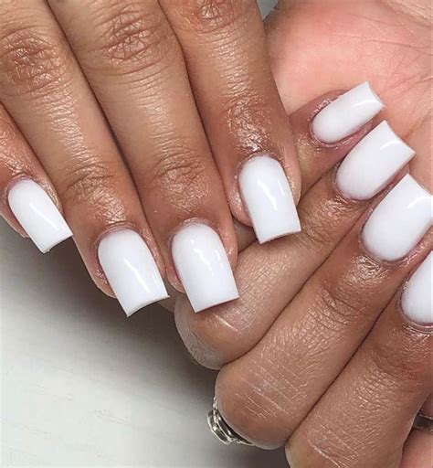 short square gel nails